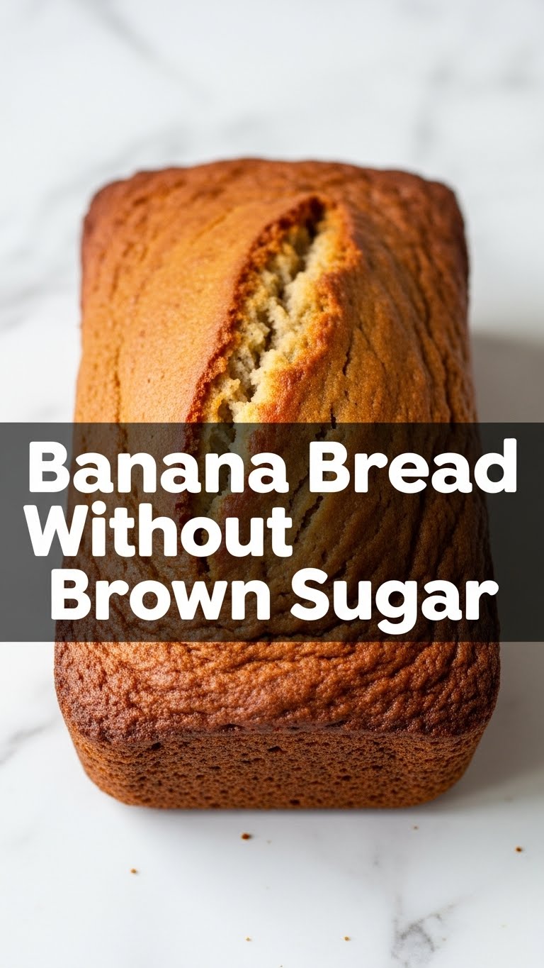 Banana Bread Without Brown Sugar
