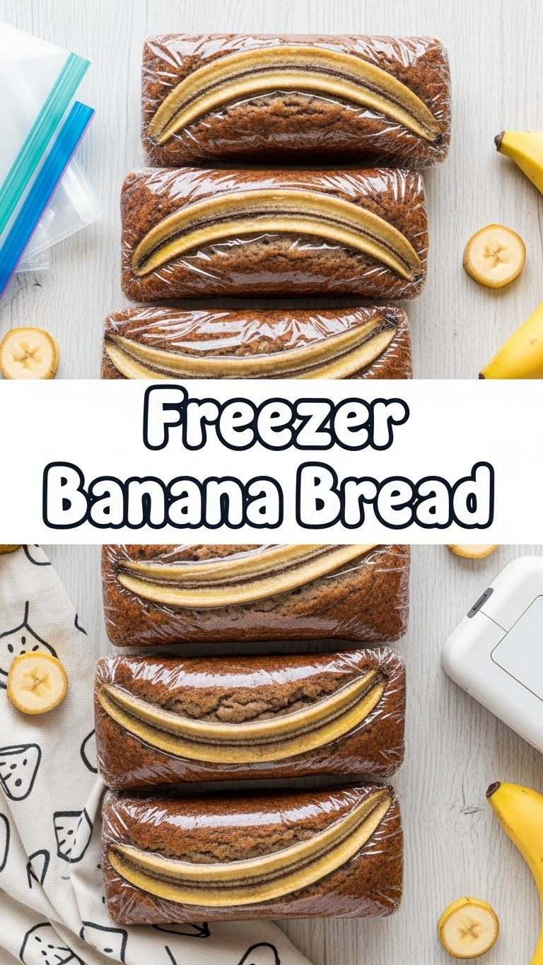 Freezer Banana Bread