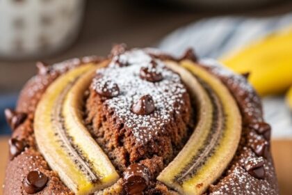 Almond Flour Chocolate Banana Bread