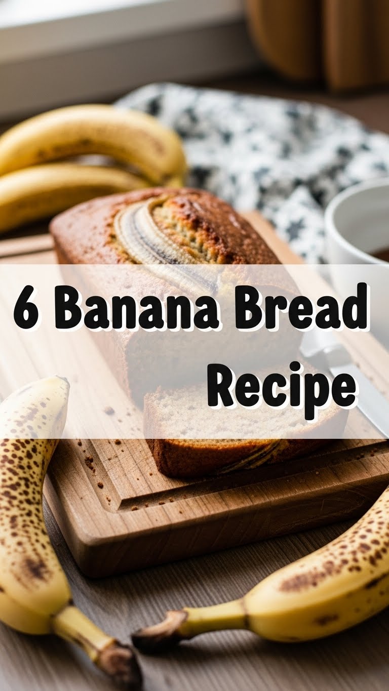 6 Banana Bread Recipe