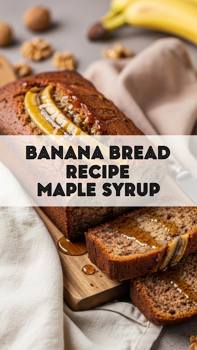 Banana Bread Recipe Maple Syrup