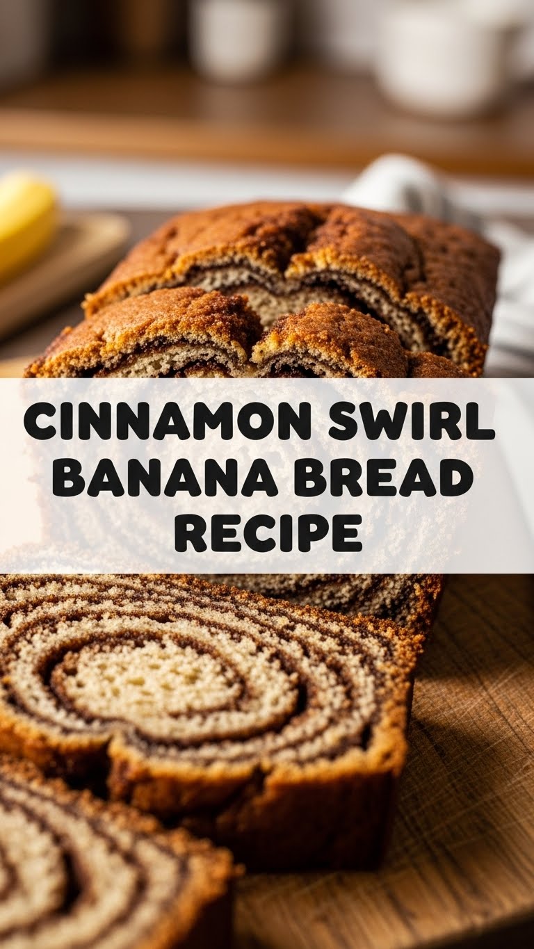 Cinnamon Swirl Banana Bread Recipe
