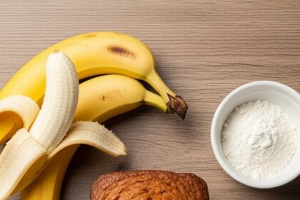 3 Ingredient Banana Bread Recipe