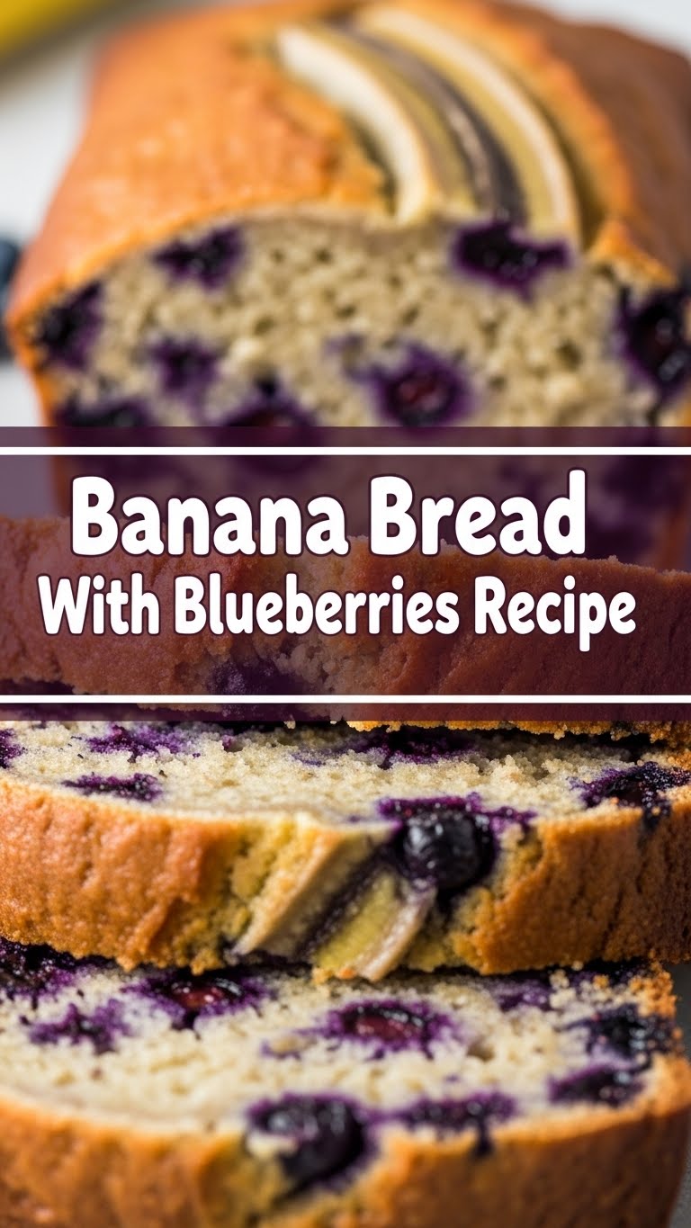 Banana Bread With Blueberries Recipe