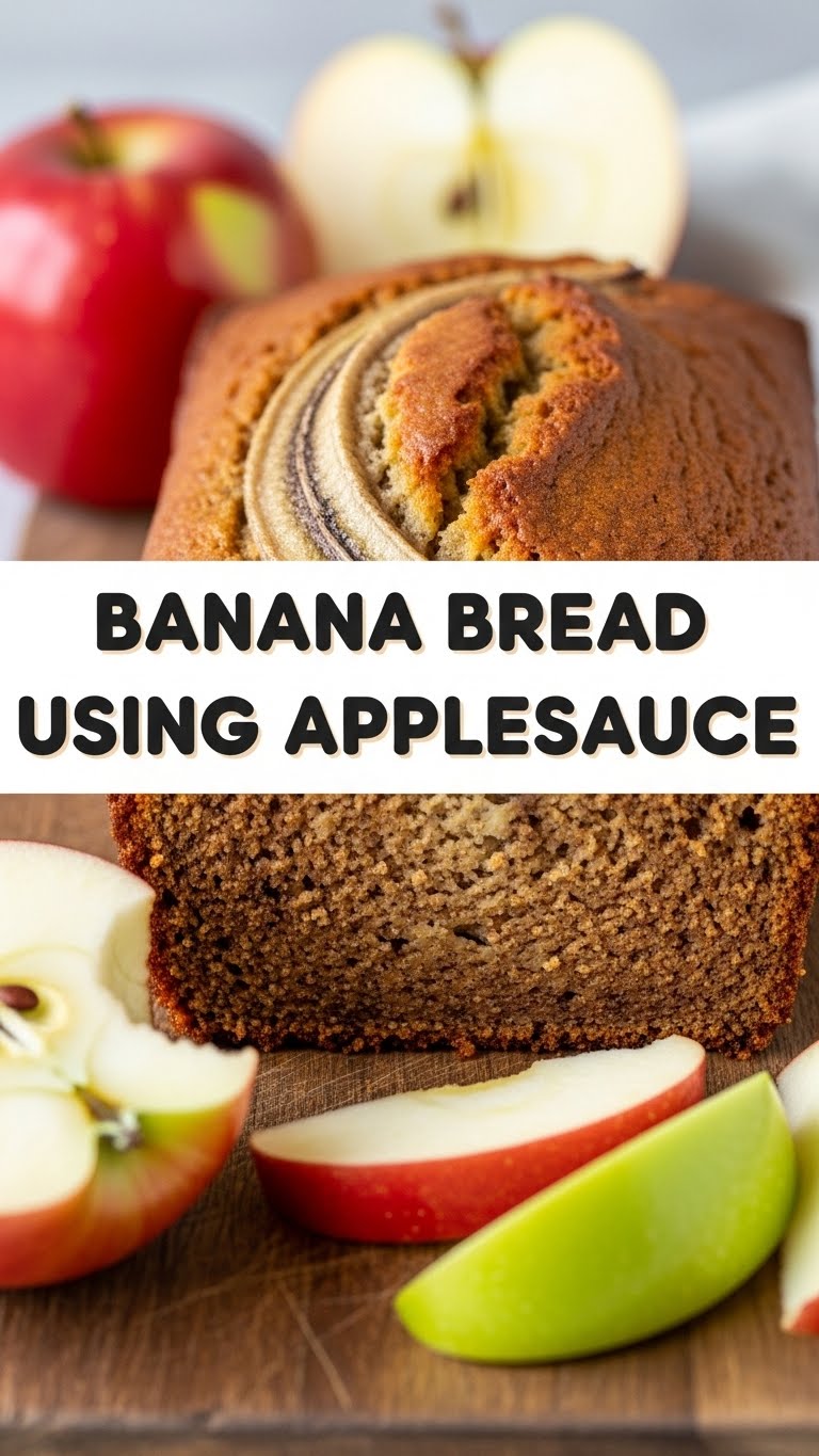 Banana Bread Using Applesauce