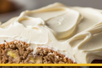Banana Bread Cream Cheese Frosting