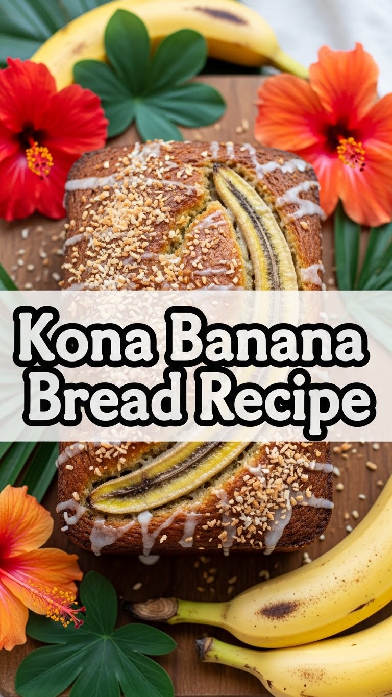 Kona Banana Bread Recipe