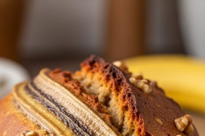 Moist Sourdough Banana Bread