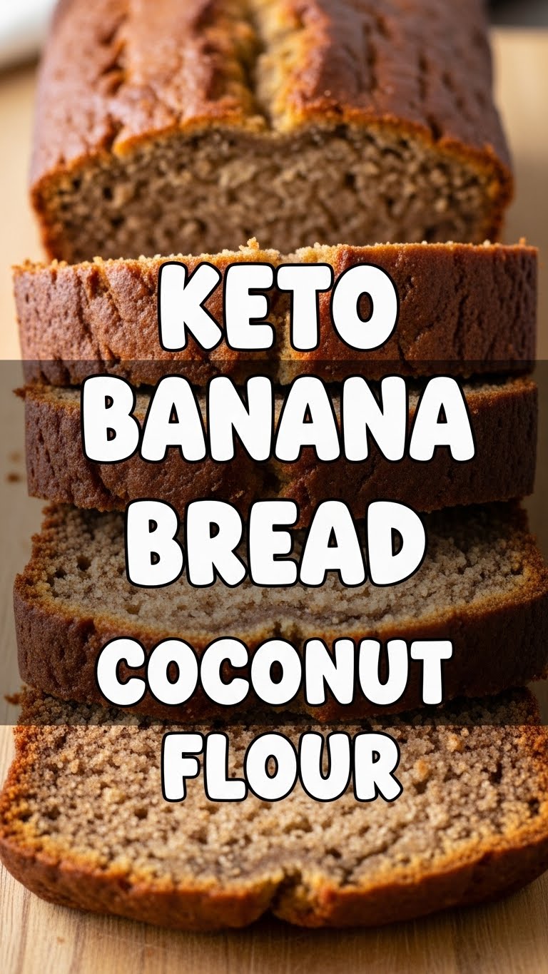 Keto Banana Bread Coconut Flour