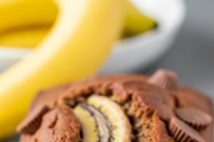 Reese Peanut Butter Banana Bread