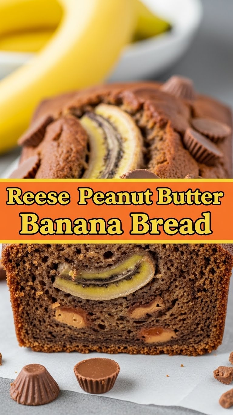 Reese Peanut Butter Banana Bread