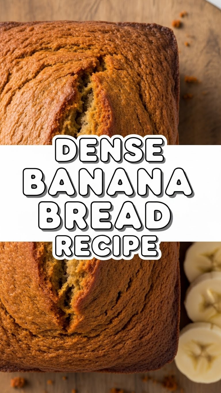 Dense Banana Bread Recipe