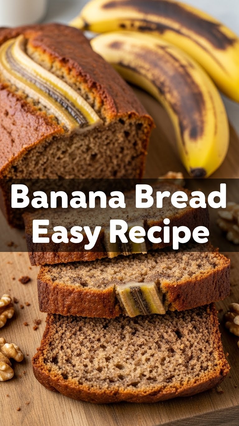 Banana Bread Easy Recipe