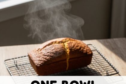 One Bowl Banana Bread Recipe
