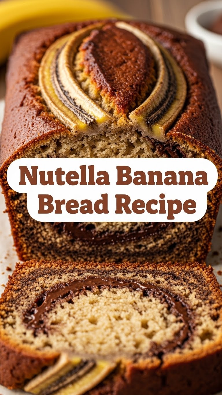 Nutella Banana Bread Recipe