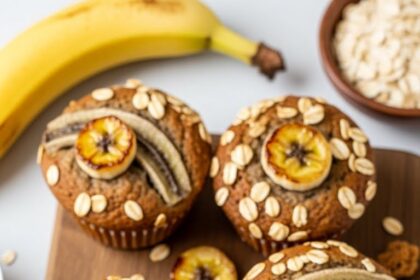 Banana Bread Muffins Protein