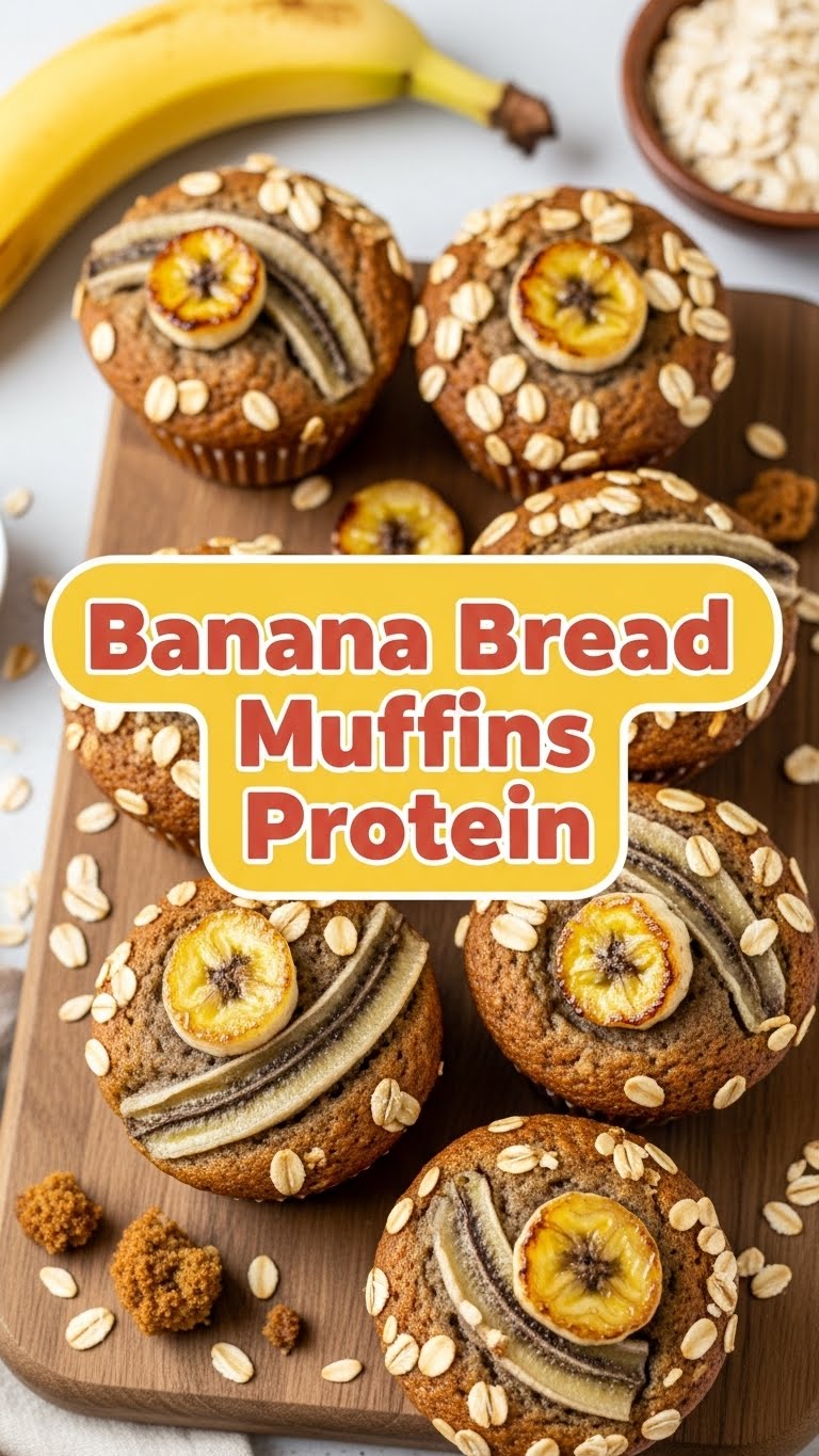 Banana Bread Muffins Protein