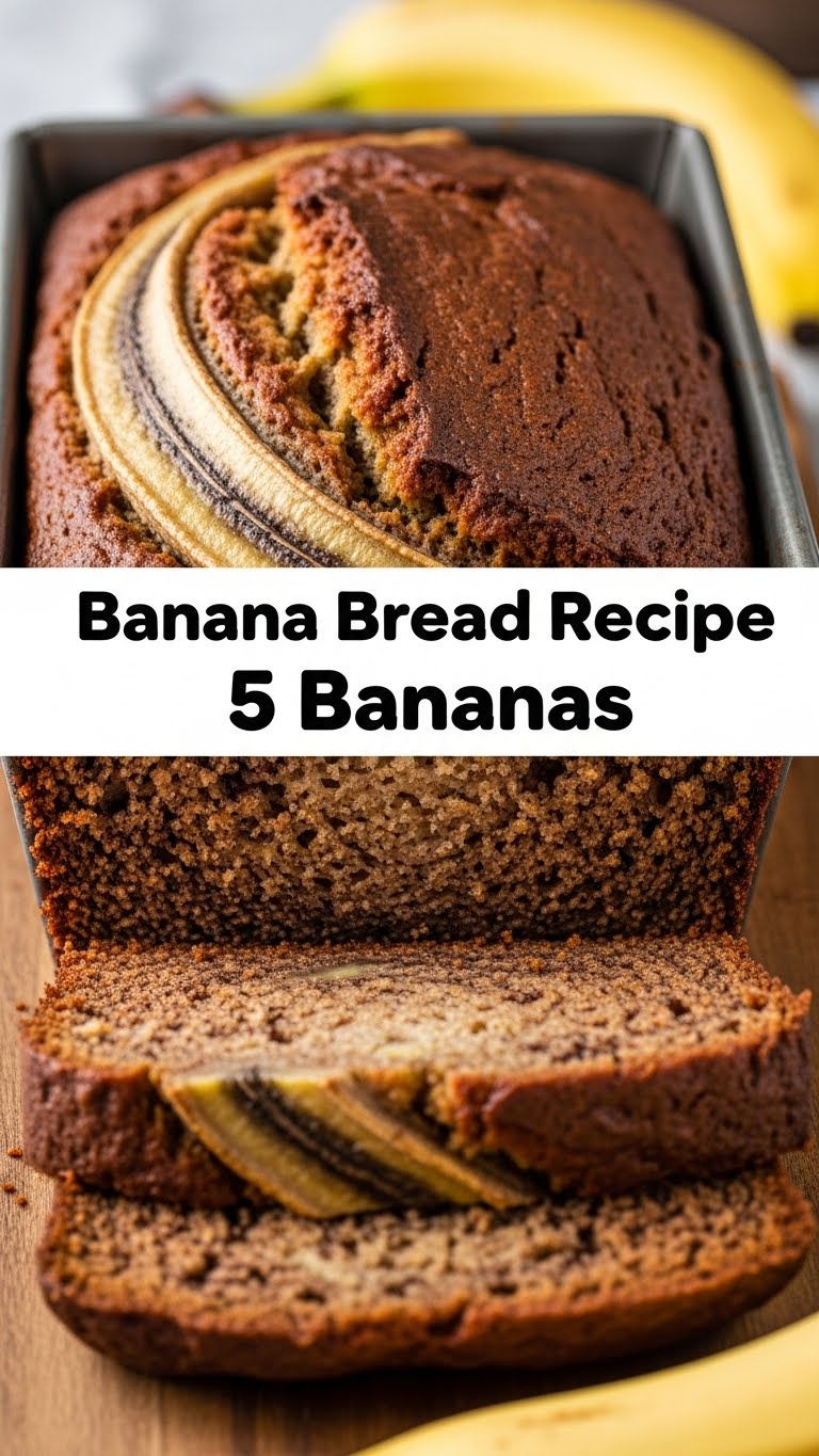 Banana Bread Recipe 5 Bananas