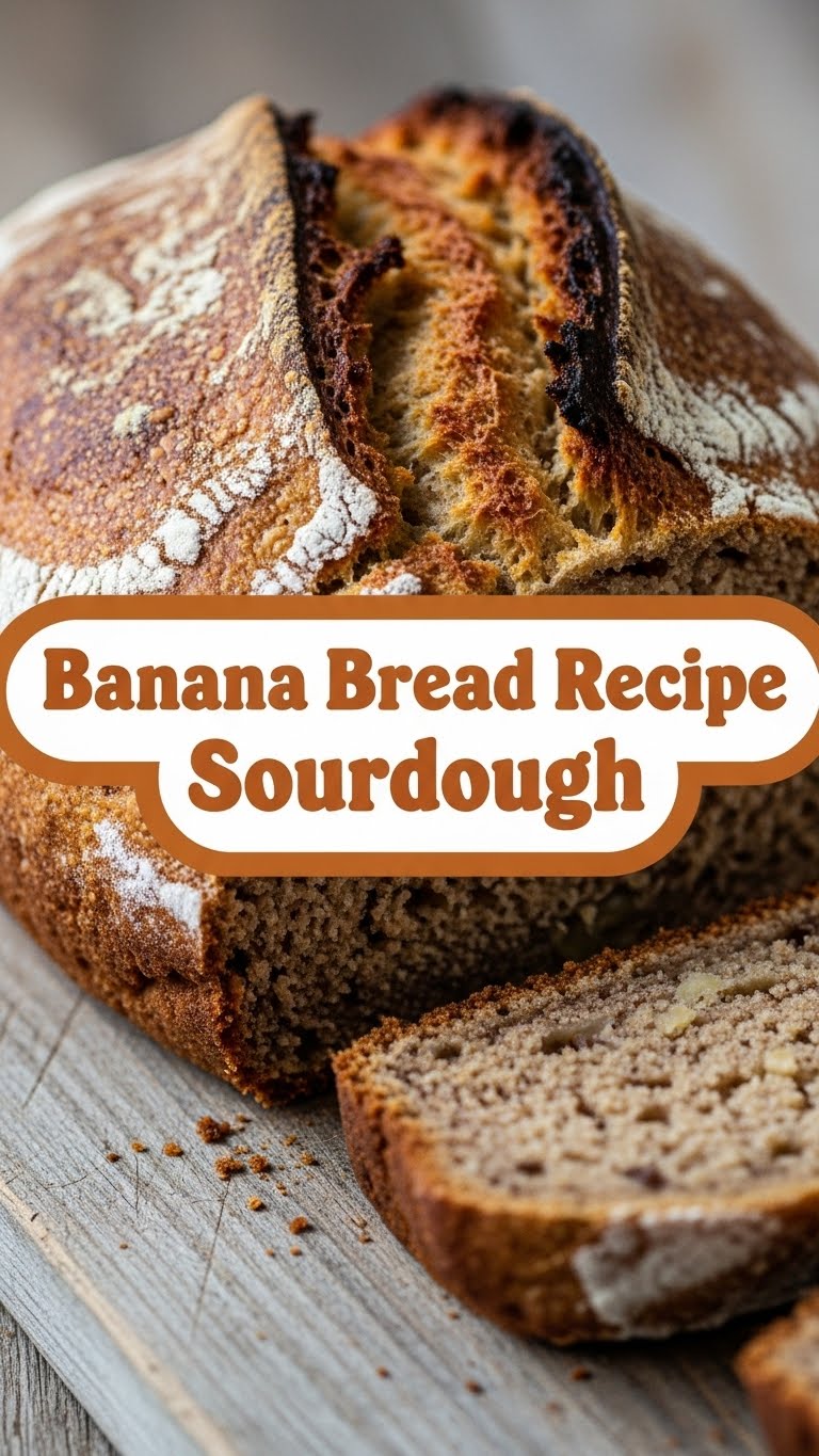 Banana Bread Recipe Sourdough