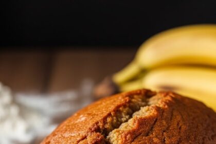 Banana Bread With Vanilla Pudding