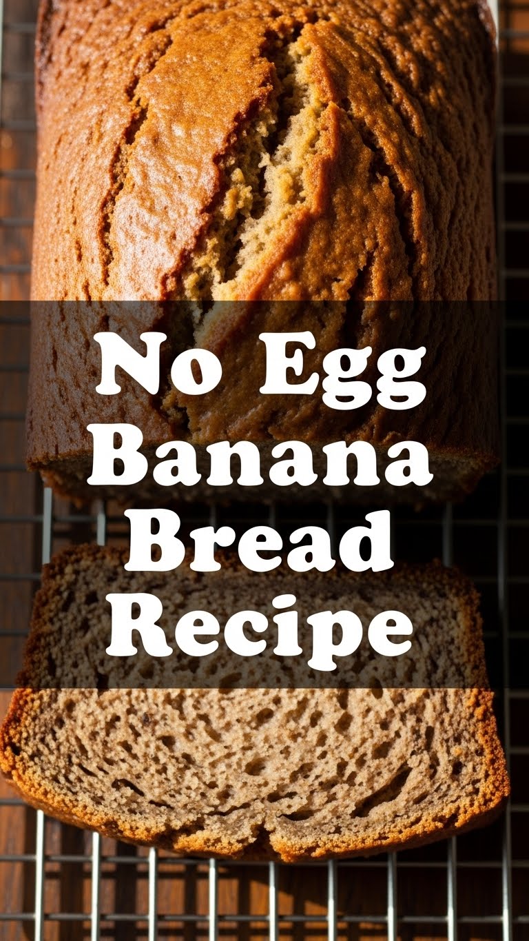 No Egg Banana Bread Recipe