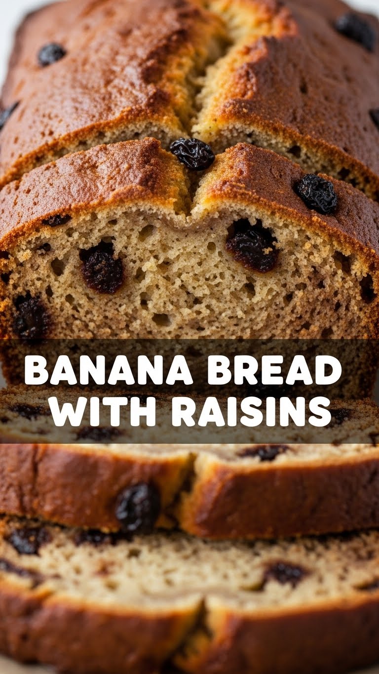 Banana Bread With Raisins