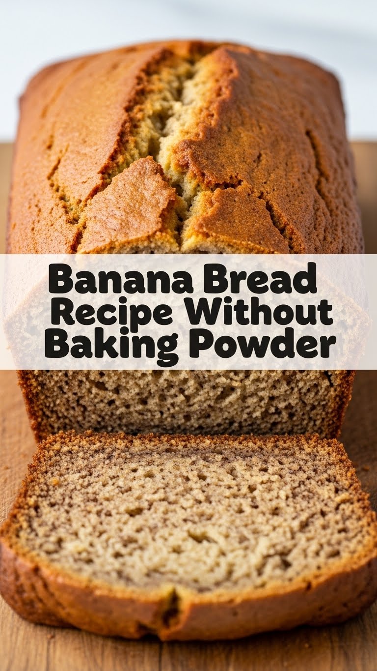 Banana Bread Recipe Without Baking Powder