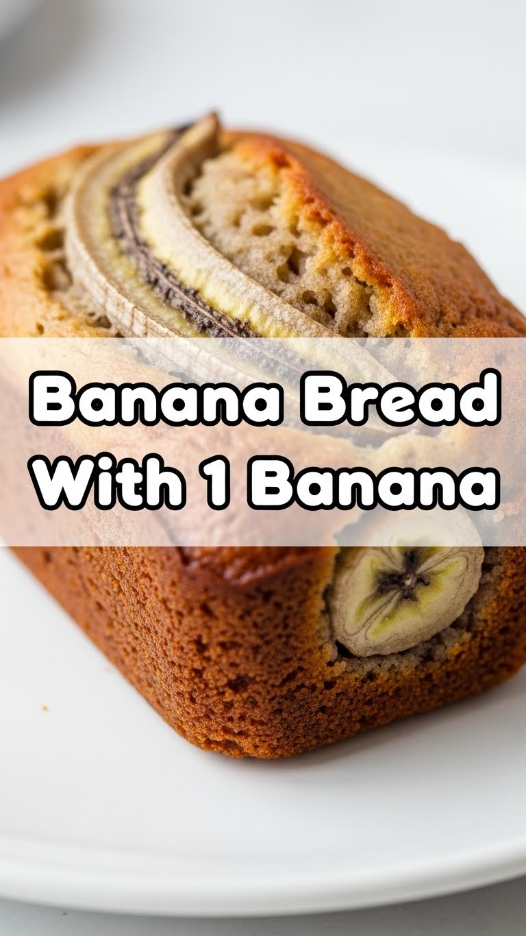 Banana Bread With 1 Banana