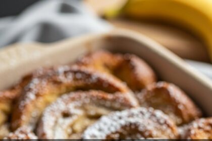 Banana Bread French Toast Casserole