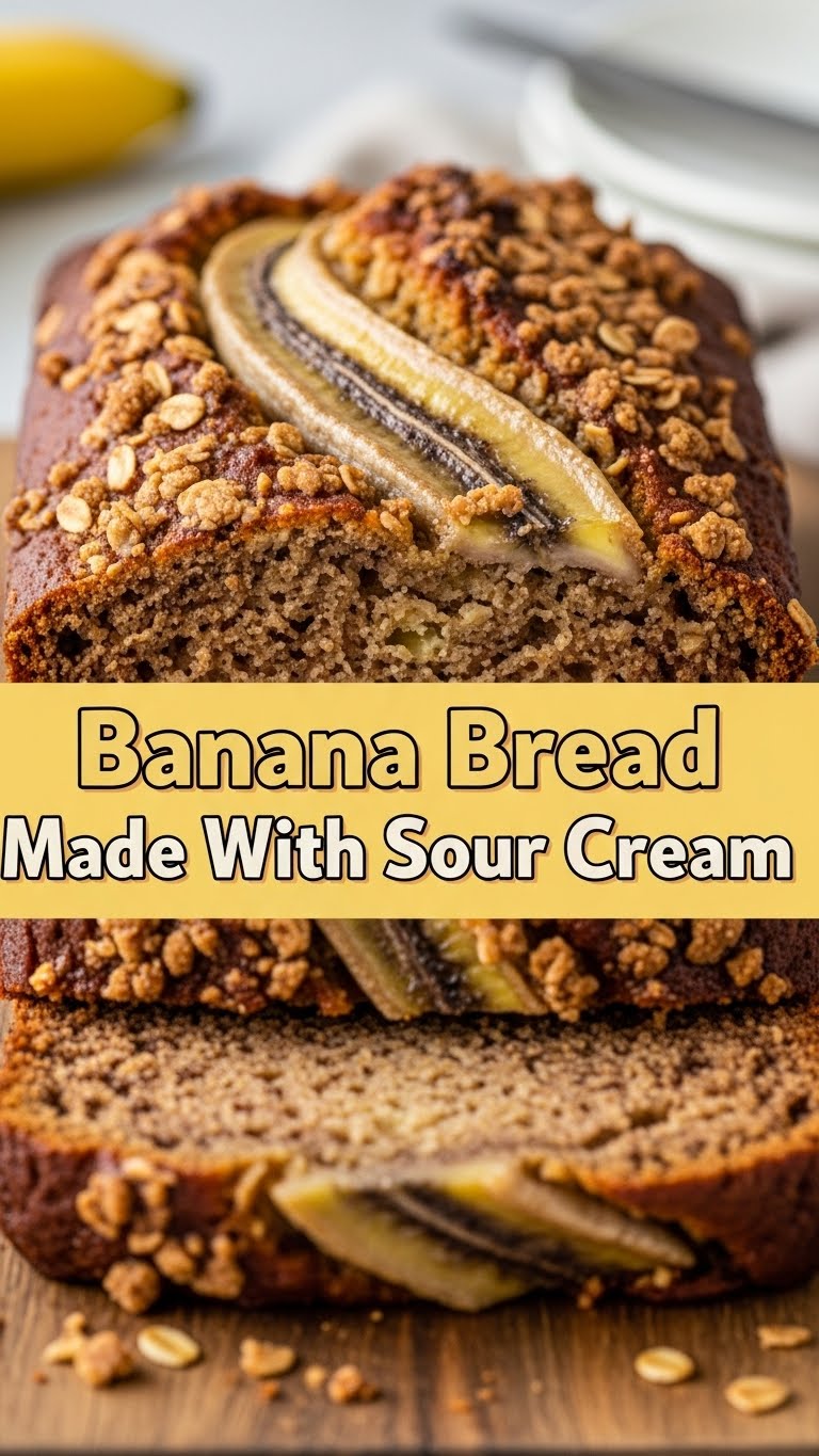 Banana Bread Made With Sour Cream