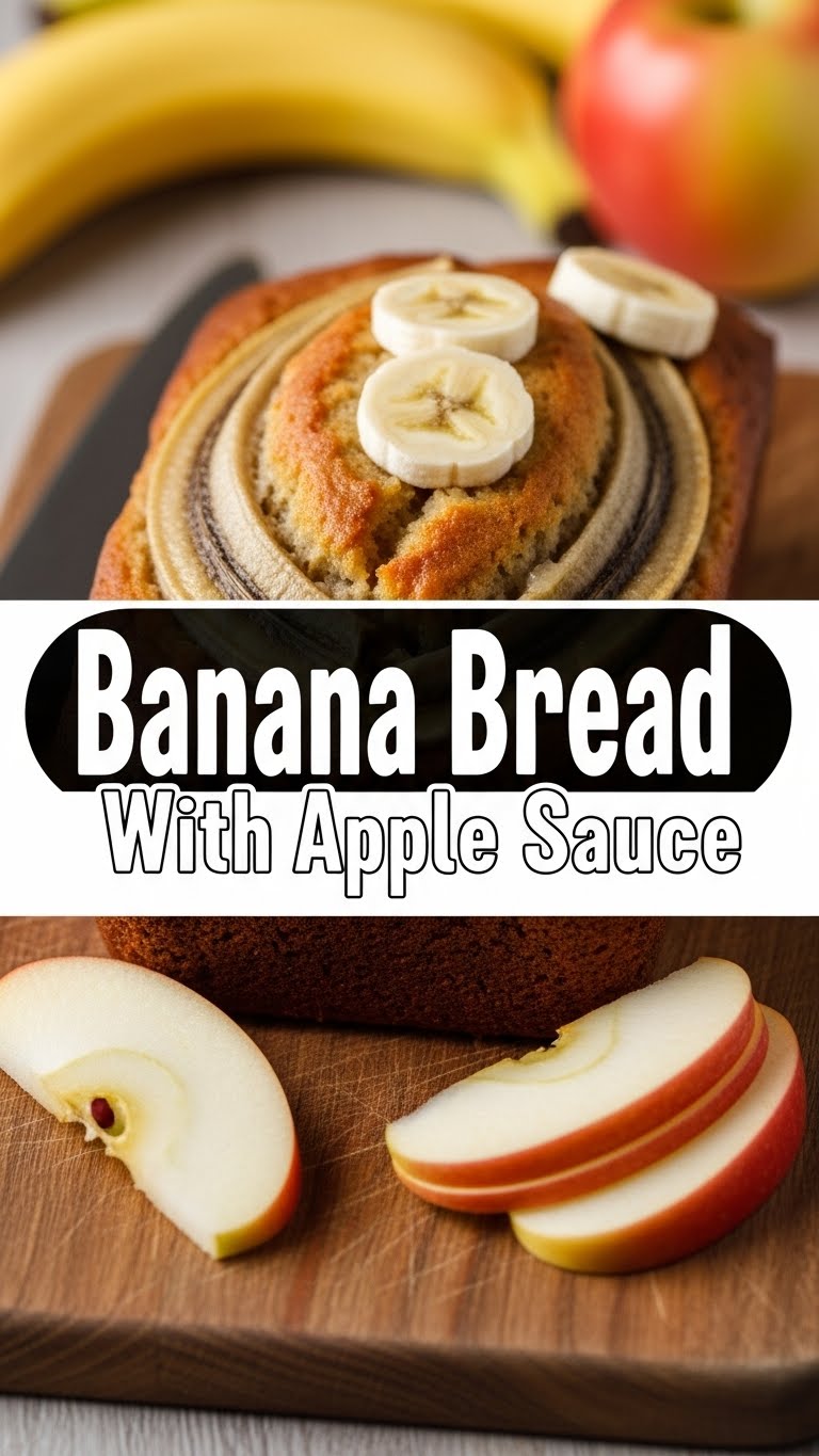 Banana Bread With Apple Sauce