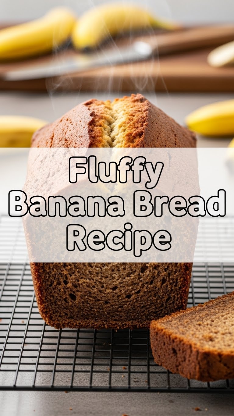 Fluffy Banana Bread Recipe