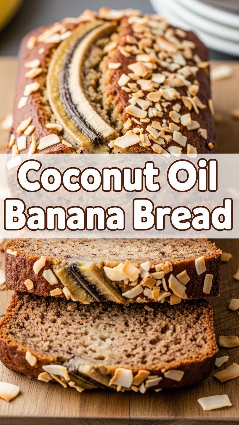 Coconut Oil Banana Bread