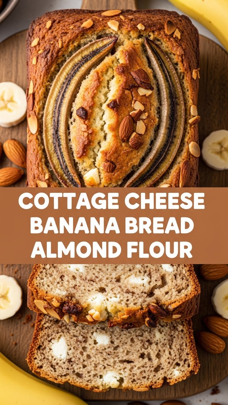 Cottage Cheese Banana Bread Almond Flour