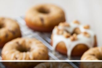 Banana Bread Donuts Baked