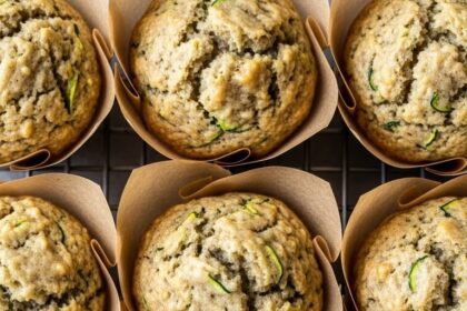 Zucchini Banana Bread Muffins