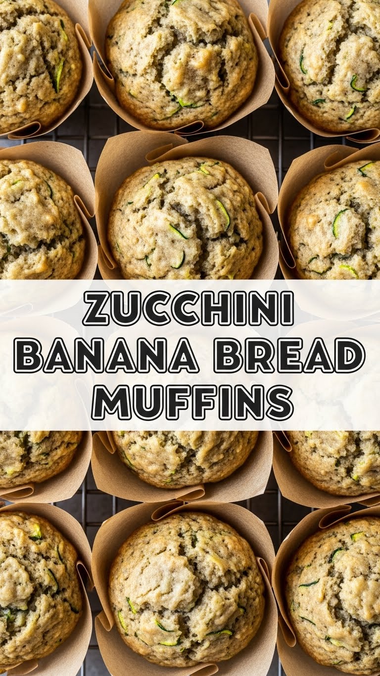 Zucchini Banana Bread Muffins