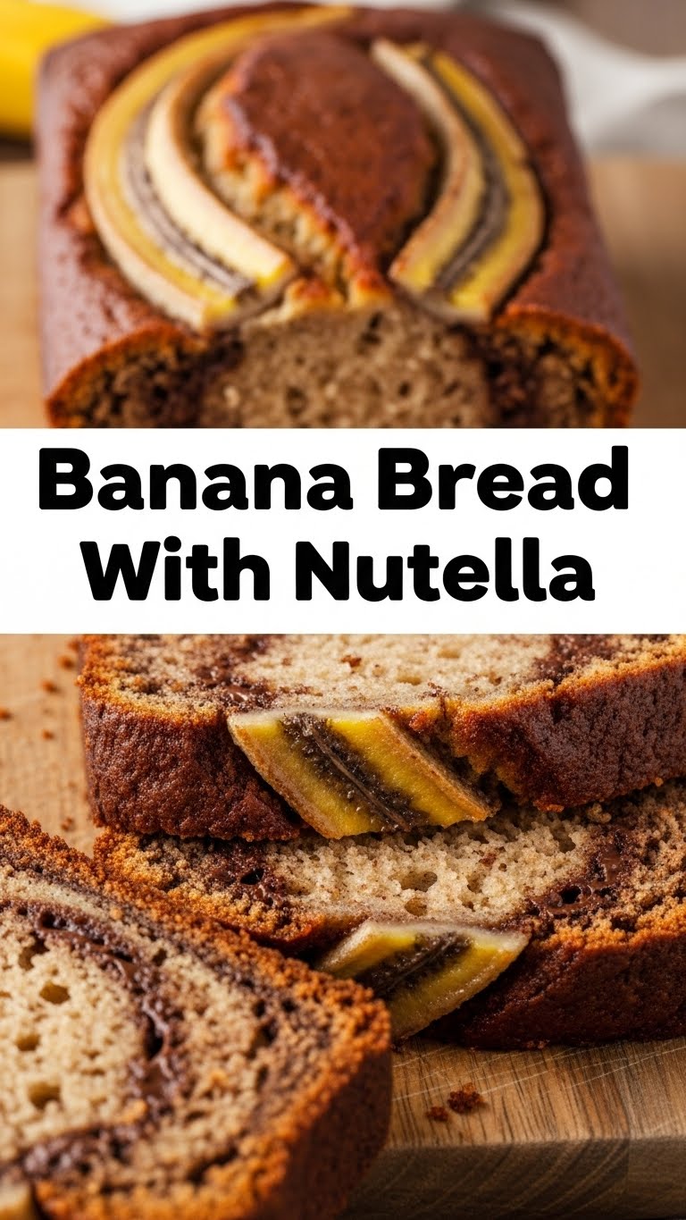 Banana Bread With Nutella