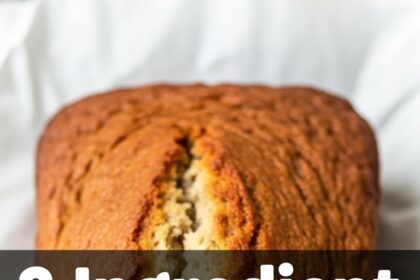 2 Ingredient Banana Bread