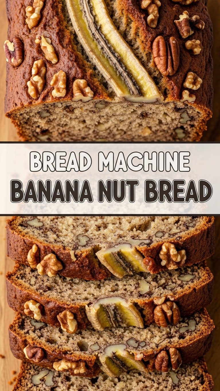 Bread Machine Banana Nut Bread