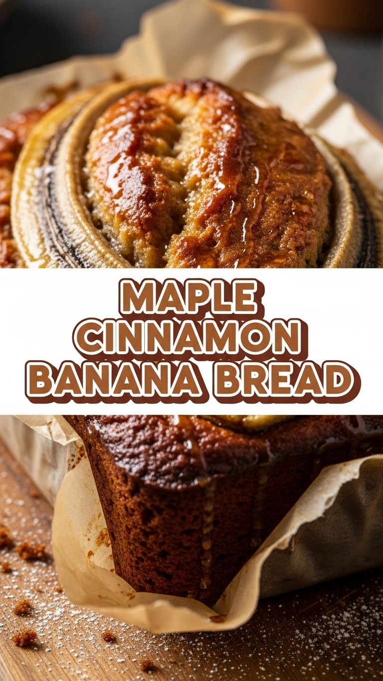 Maple Cinnamon Banana Bread