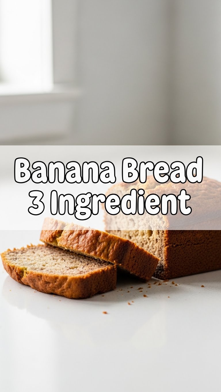 Banana Bread 3 Ingredient