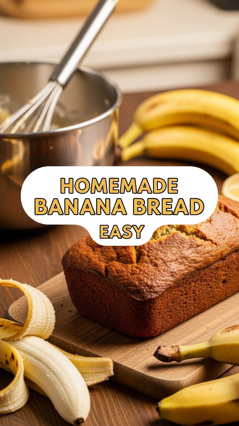 Homemade Banana Bread Easy
