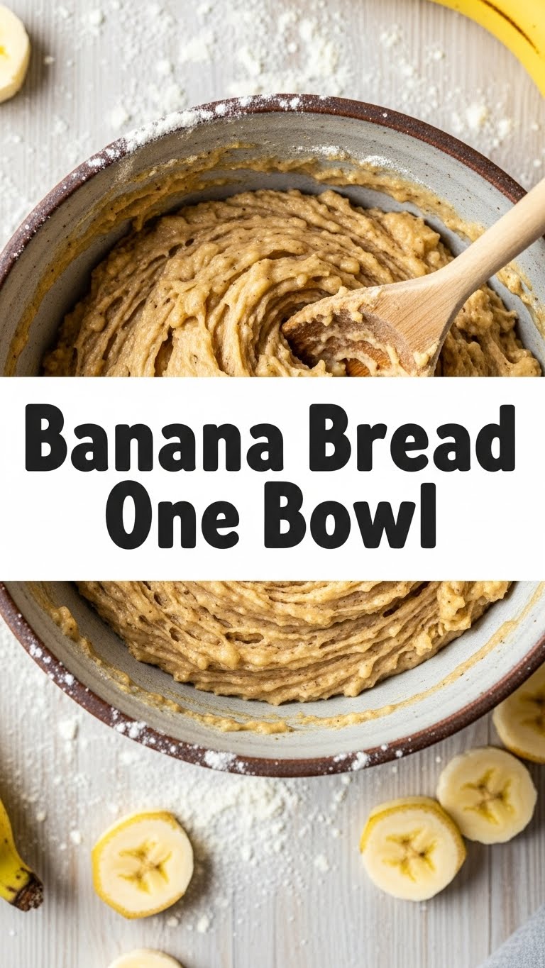 Banana Bread One Bowl