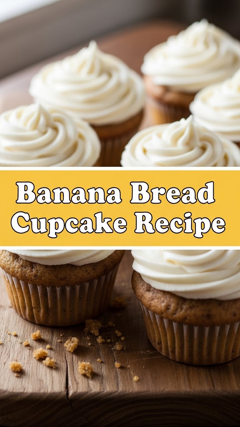 Banana Bread Cupcake Recipe