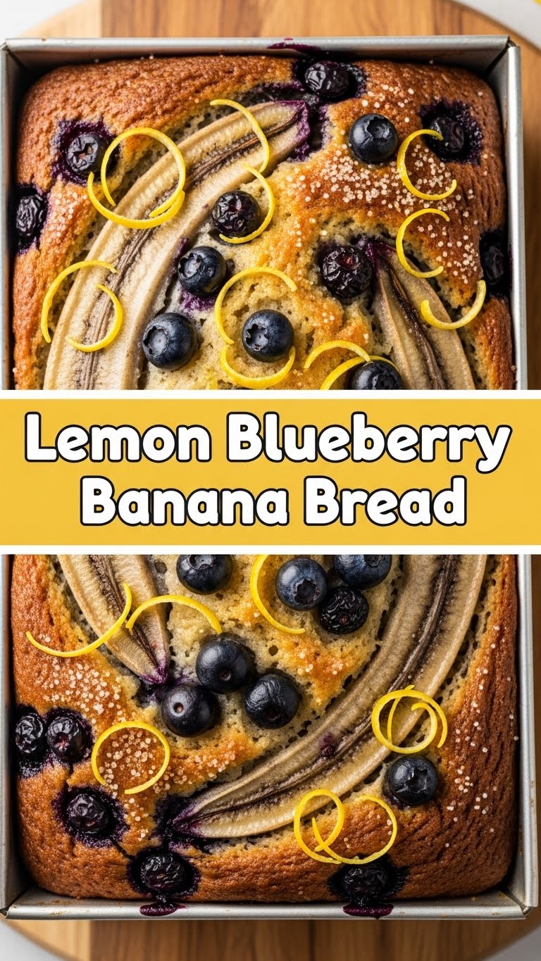 Lemon Blueberry Banana Bread