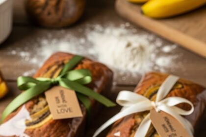 Banana Bread Gift Ideas Packaging