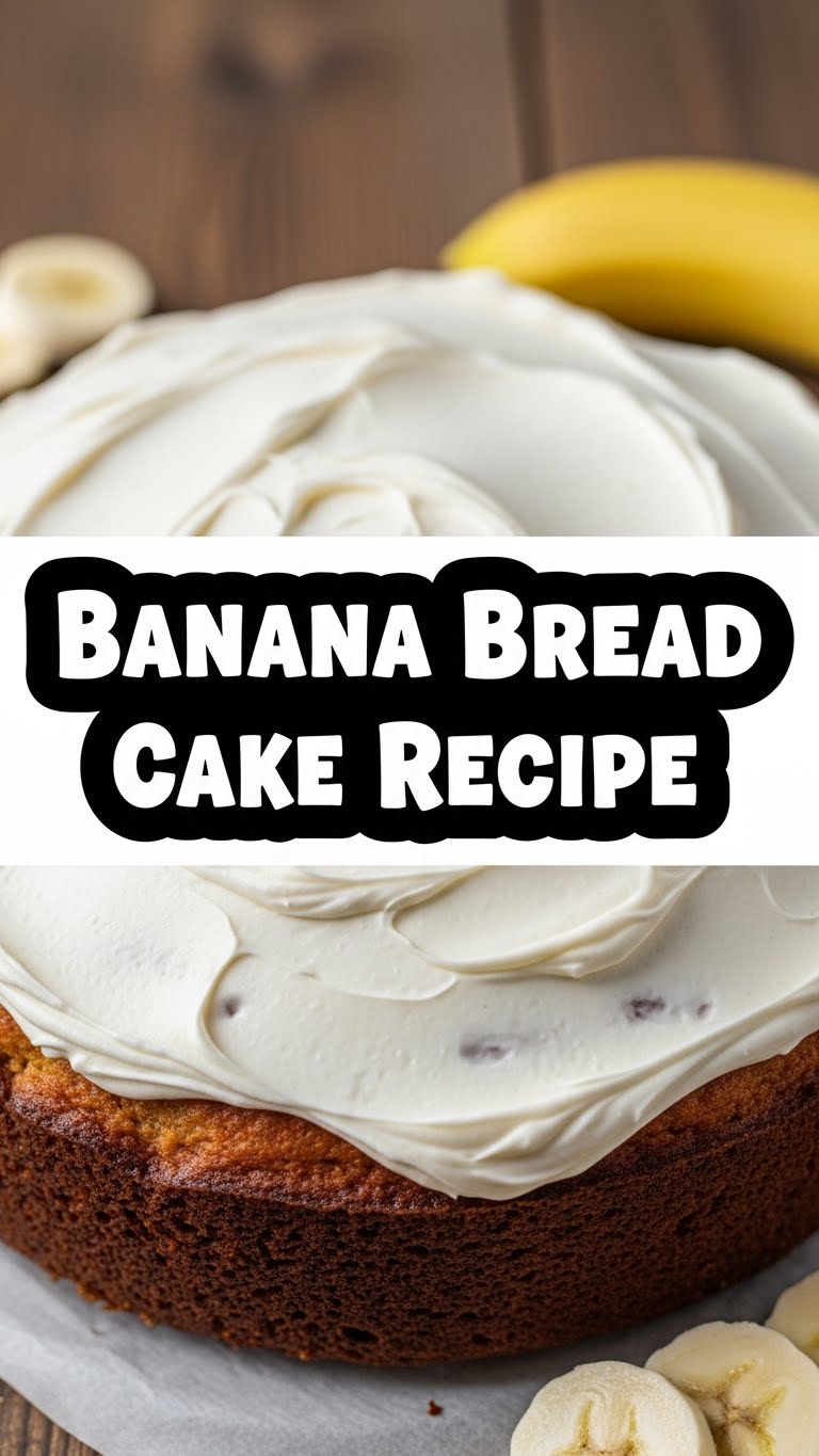 Banana Bread Cake Recipe