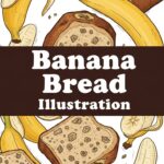 Banana Bread Illustration