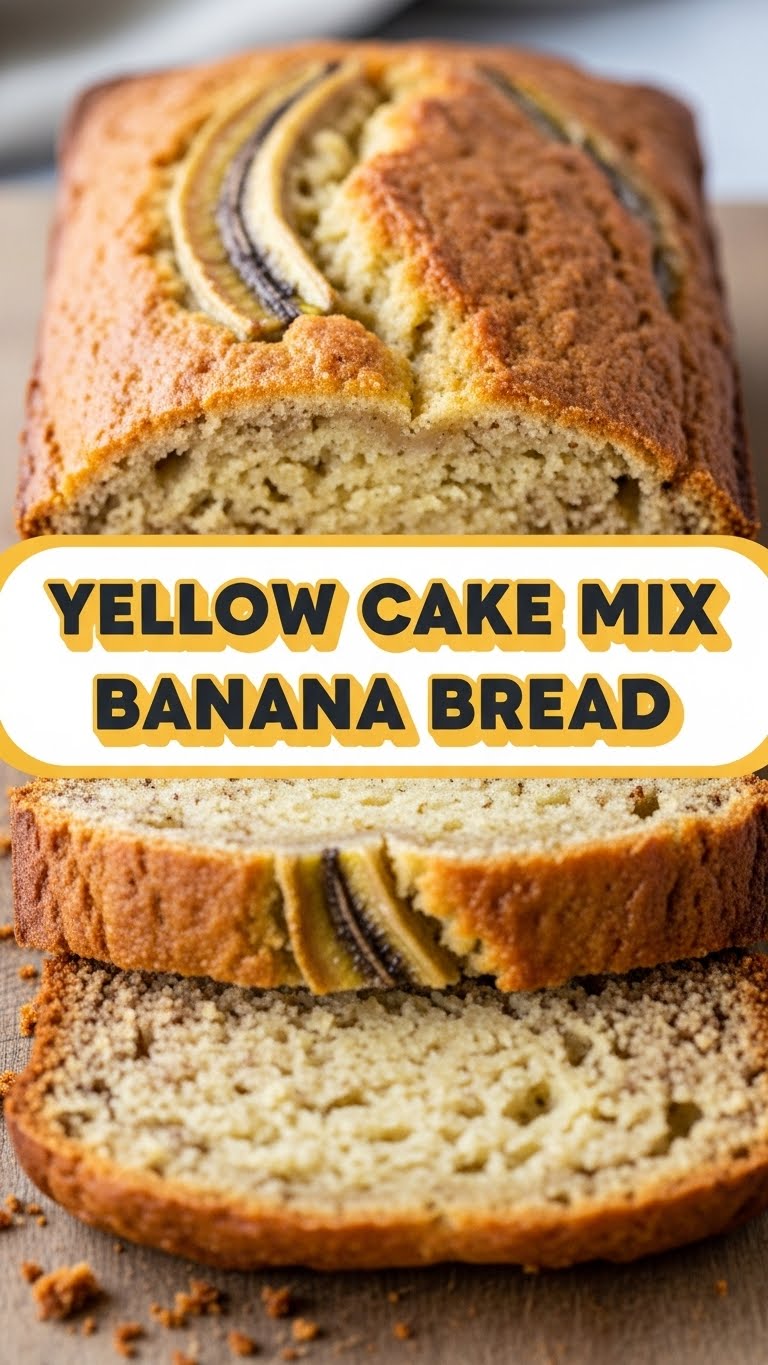 Yellow Cake Mix Banana Bread